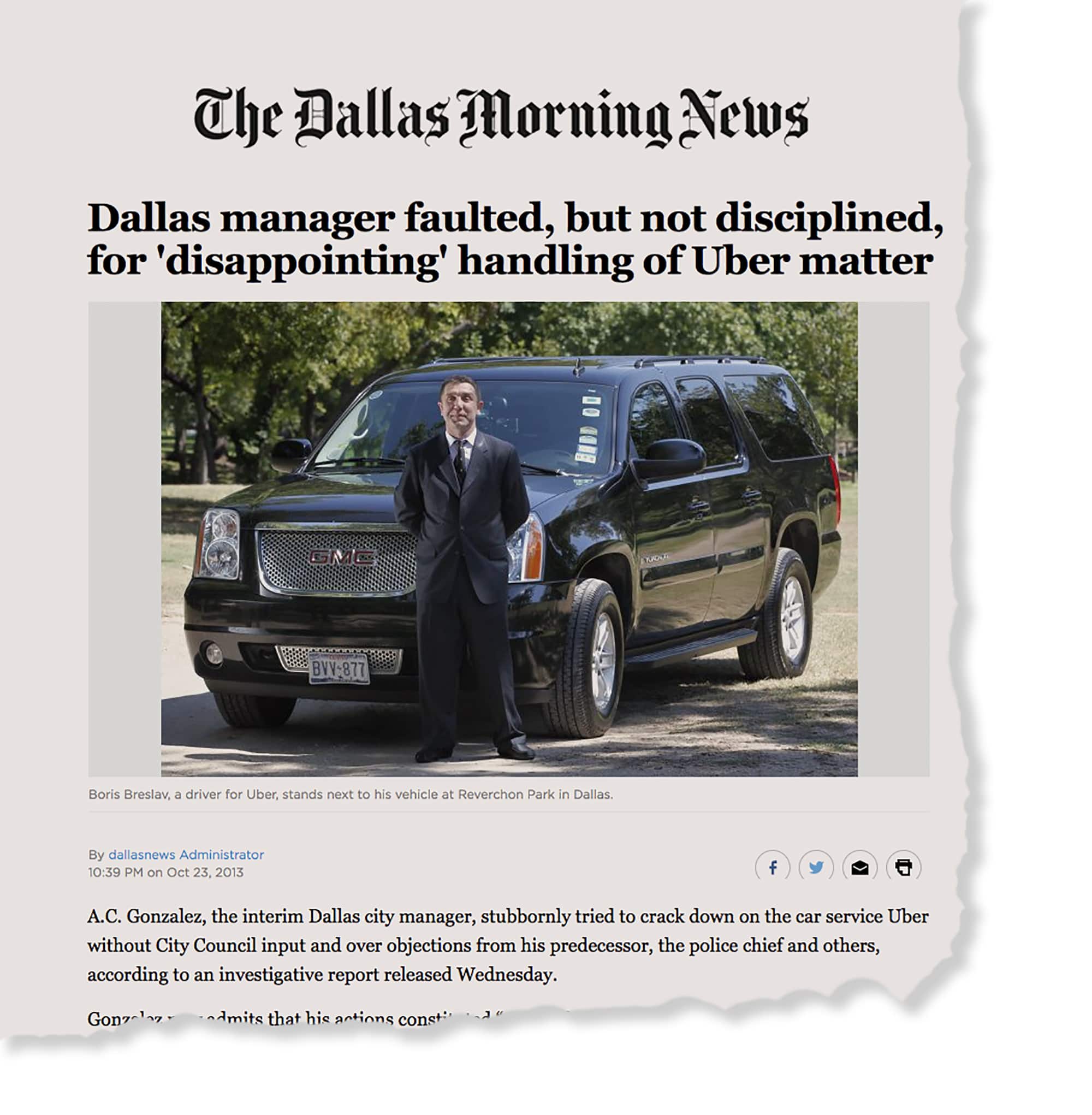 Uber, The Dallas Morning News, Allyn Media