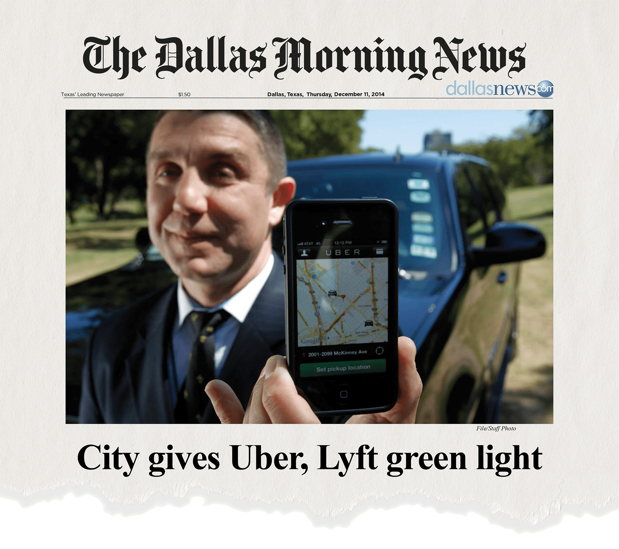 Uber, The Dallas Morning News, Allyn Media
